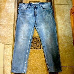 Flag & Anthem Nashville Straight Fit Jeans. Light Blue.